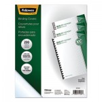 Fellowes Crystals Presentation Covers with Square Corners, 11 x 8 1/2, Clear, 200/Pack FEL5204303