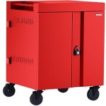 Bretford CUBE Cart 36, AC Charging, Red Paint TVC36PAC-RED