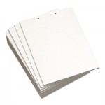 Domtar Custom Cut-Sheet Copy Paper, 20 lb, 8 1/2 x 11, White, 2-Hole Top, 500 sheets/RM