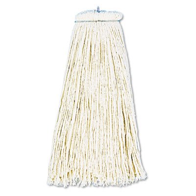 5316FIF Cut-End Lie-Flat Wet Mop Head, Cotton, 16oz, White BWK716CEA