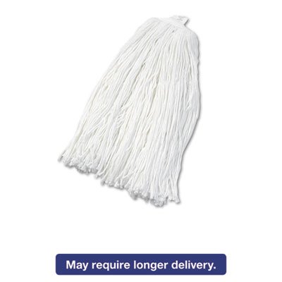 Cut-End Wet Mop Head, Rayon, No. 32, White BWK2032R