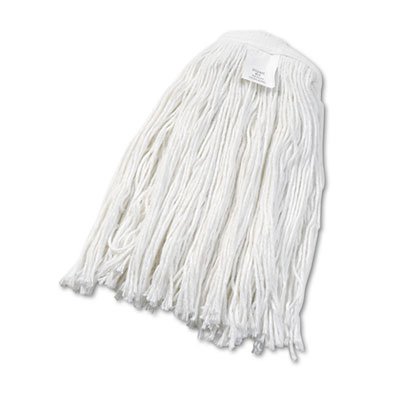 2024R Cut-End Wet Mop Head, Rayon, No. 24, White BWK2024REA