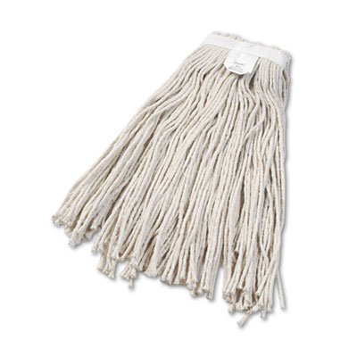 2024C Cut-End Wet Mop Head, Cotton, No. 24, White BWK2024CEA