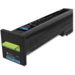 CX825, CX860 Cyan Extra High Yield Return Program Toner Cartridge 82K1XC0