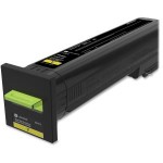 CX82x, CX860 Yellow High Yield Return Program Toner Cartridge 82K1HY0