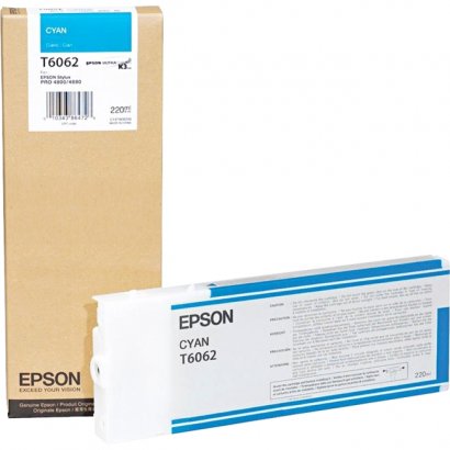 Epson Cyan Ink Cartridge T606200