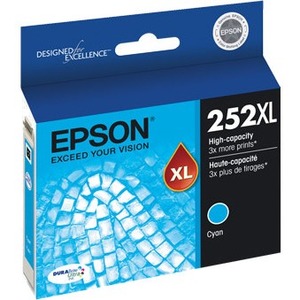Epson Cyan Ink Cartridge, High Capacity (T220) T252XL220-S