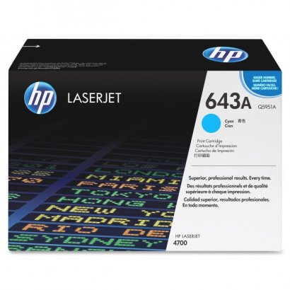 HP Cyan Original LaserJet Toner Cartridge Q5951A