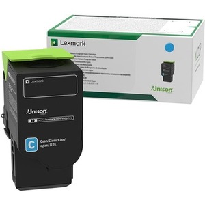 Lexmark Cyan Return Program Toner Cartridge 78C10C0