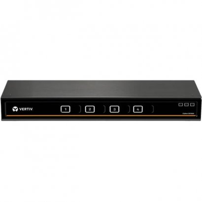 VERTIV Cybex SC800 Secure KVM| 4 Port Universal DP/H Single Display| CAC PP4.0 SC845DPH-400