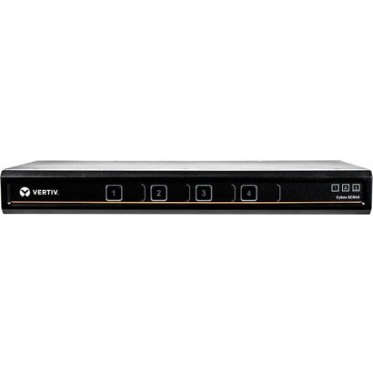 VERTIV Cybex SC800 Secure KVM Switch|4 Port Universal DP/H Single Display|PP4.0 SC840DPH-400