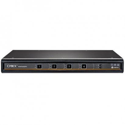 AVOCENT Cybex Secure MultiViewer KVM Switch 8 Port | NIAP Approved | Dual AC SCMV285DPH-400