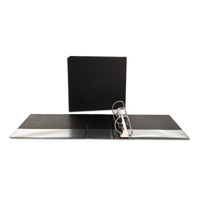 UNV20706 D-Ring Binder, 4" Capacity, 8-1/2 x 11, Black UNV20706