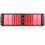iStarUSA D Storm Server Case with Red SEA Bezel and HDD Hot-swap Rack D-300SEA-RD-T7SA