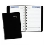 DayMinder Daily Appointment Book, 4 7/8 x 8, Black, 2016 AAGSK4600