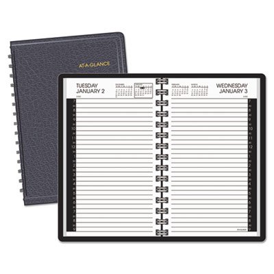 At-A-Glance Daily Appointment Book with 30-Minute Appointments, 4 7/8 x 8, White, 2016 AAG7020705