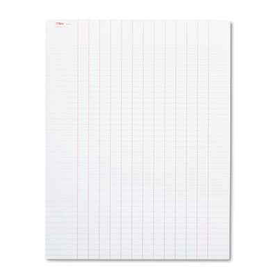 Tops Data Pad with Plain Column Headings, 8 1/2 x 11, White, 50 Sheets TOP3616