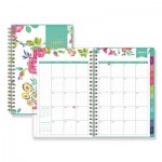 Blue Sky BLS103619 Day Designer CYO Weekly/Monthly Planner, 8 x 5, White/Floral, 2021 BLS103619