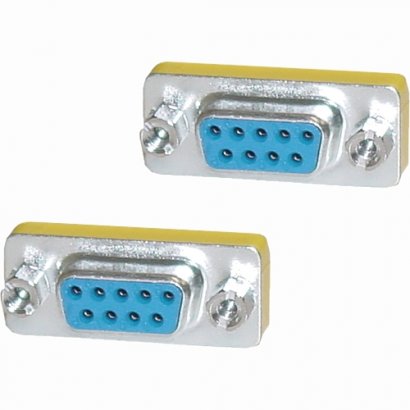 4XEM DB9 Serial 9-Pin Female To Female Adapter 4X9PINFF