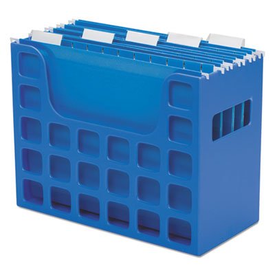 Pendaflex DecoFlex Letter Size Desktop Hanging File, Plastic, 12 1/4 x 6 x 9 1/2, Blue PFX23011