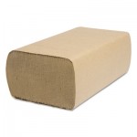 Decor Folded Towel, Multifold, Natural, 9 1/8 x 9 1/2, 250/Pack, 4000/Carton CSD1751