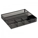 Rolodex Deep Desk Drawer Organizer, Metal Mesh, Black ROL22131