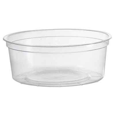 WNA APCTR08 Deli Containers, Clear, 8oz, 50/Pack, 10 Pack/Carton WNAAPCTR08