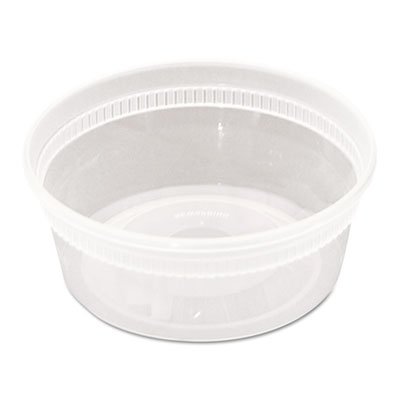 PAC YL2508 DELItainer Microwavable Combo, Clear, 8 oz, 1.13 x 2.8 x 1.33, 240/Carton PCTYL2508