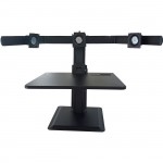 Lorell Deluxe Light-Touch 3-Monitor Desk Riser 03167