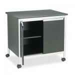 Safco Deluxe Steel Machine Stand, One-Shelf, 32w x 24-1/2d x 30-1/4h, Black SAF1872BL