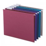 Smead Designer Assortment Hanging Folders, 1/5 Tab, 11 Point Stock, Letter, 25/Box SMD64056