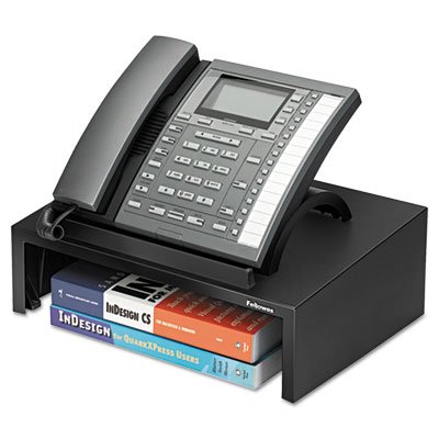 Fellowes Designer Suites Telephone Stand, 13 x 9 1/8 x 4 3/8, Black Pearl FEL8038601