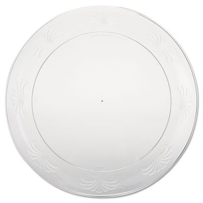 WNA DWP9180 Designerware Plastic Plates, 9 Inches, Clear, Round WNADWP9180
