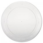 WNA DWP9180 Designerware Plastic Plates, 9 Inches, Clear, Round WNADWP9180