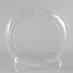 WNA WNA DWP6180 Designerware Plates, Plastic, 6", Clear, 18/PK, 10 PK/CT WNADWP6180