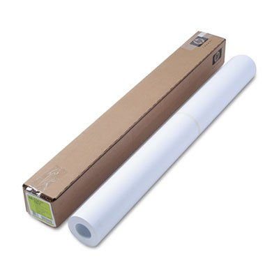 HP Designjet Bright White Inkjet Paper, 4 mil, 36" x 150 ft, White HEWC1861A