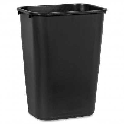 Rubbermaid Commercial Deskside Wastebasket 295700BKCT