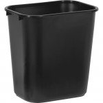 Rubbermaid Commercial Deskside Wastebasket 295600BKCT