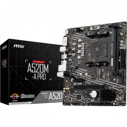 MSI Desktop Motherboard A520MAPRO