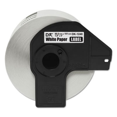 Brother DK1240 Die-Cut Shipping Labels, 1.9 x 4, White, 600/Roll BRTDK1240