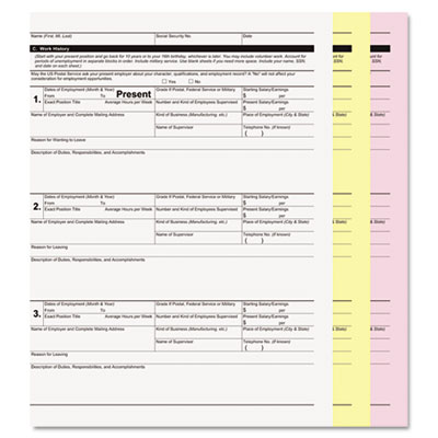 ICONEX 59106 Digital Carbonless Paper, 3-Part, 8.5 x 11, White/Canary/Pink, 835/Carton ICX90771008