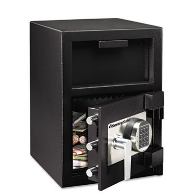 Sentry Safe Digital Depository Safe, Extra Large, 1.09 ft3, 14w x 15 3/5d x 24h, Black SENDH109E