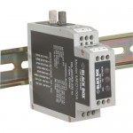 DIN Rail RS-232/RS-485 To Fiber Driver MED100A