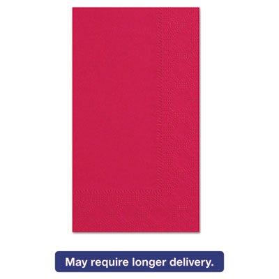 HFM 180511 Dinner Napkins, 2-Ply, 15 x 17, Red, 1000/Carton HFM180511