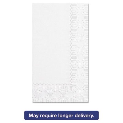 HFM 180500 Dinner Napkins, 2-Ply, 15 x 17, White, 1000/Carton HFM180500