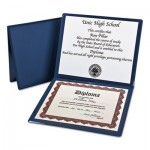 Oxford 44212EE Diploma Cover, 12 1/2 x 10 1/2, Navy OXF44212
