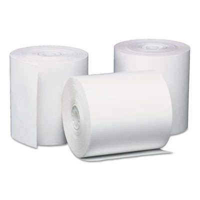 ICONEX PMC05206 Direct Thermal Printing Paper Rolls, 0.45" Core, 3.13" x 200 ft, White, 50/Carton ICX90785087