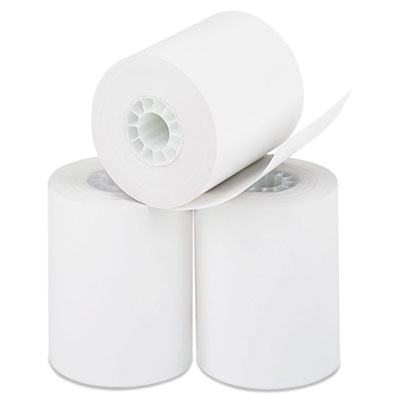 ICONEX PMC07903 Direct Thermal Printing Paper Rolls, 0.45" Core, 2.25" x 85 ft, White, 50/Carton ICX90780549