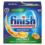 FINISH 51700-81181 Dish Detergent Gelpacs, Orange Scent, 54/Box, 4 Boxes/Carton RAC81181CT