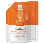 Method Dish Soap Refill, Clementine Scent, 36 oz Pouch MTH01165